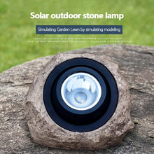 Load image into Gallery viewer, Solar Powered Simulated Stone Spotlight LED Light IP65 Waterproof Outdoor Garden Lawn Lamp