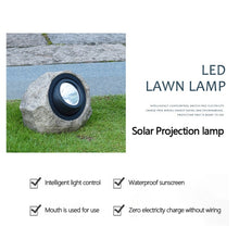 Load image into Gallery viewer, Solar Powered Simulated Stone Spotlight LED Light IP65 Waterproof Outdoor Garden Lawn Lamp
