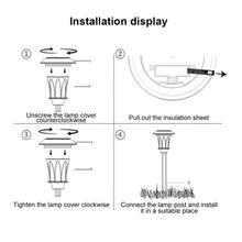 Load image into Gallery viewer, Solar Energy Coffee Outdoor Lawn Lamp IP65 Waterproof LED Decorative Garden Light
