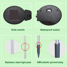 Load image into Gallery viewer, Simulated Lily Flower 4 Heads Solar Powered Outdoor IP55 Waterproof LED Decorative Lawn Lamp, White Light, White Light