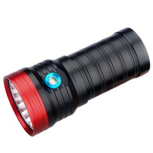 Load image into Gallery viewer, 3 Gears, DB18 18xT6, Luminous Flux: 5400lm LED Flashlight, with 4 18650 Batteries