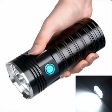 Load image into Gallery viewer, 3 Gears, K18MAX 18xT6, Luminous Flux: 5400lm LED Flashlight, Without Battery