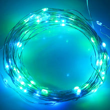 Load image into Gallery viewer, USB Powered SMD-0603 Festival Lamp / Decoration Light Strip(Blue White Light), LED1001LG, LED1001LW