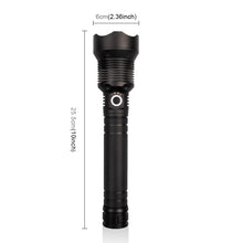 Load image into Gallery viewer, X92 Luminous Flux: 2000lm LED Waterproof Flashlight, Retractable Focus Function