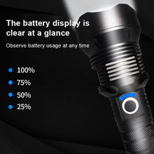 Load image into Gallery viewer, X92 Luminous Flux: 2000lm LED Waterproof Flashlight, Retractable Focus Function