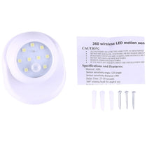 Load image into Gallery viewer, 9 LEDs 240 LM 6000K 360 Degrees Rotation Wireless Motion Sensor Wardrobe Light / Night Light / Wall Lamp for bedroom, living room, bathroom, aisle