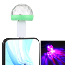 Load image into Gallery viewer, 4W RGB USB LED Crystal Magic Ball Stage Light with 8 Pin Adapter, with 8 Pin Adapter