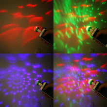 Load image into Gallery viewer, 4W RGB USB LED Crystal Magic Ball Stage Light with 8 Pin Adapter, with 8 Pin Adapter