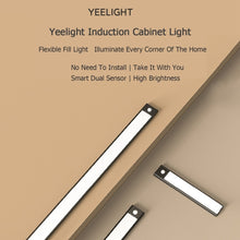 Load image into Gallery viewer, 40cm Original Xiaomi Youpin YEELIGHT LED Smart Human Motion Sensor Light Bar Rechargeable Wardrobe Cabinet Corridor Wall Lamps, 40cm