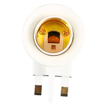 Load image into Gallery viewer, E27 Socket Type Light Holder Base Lamp Holder Converter with Switch, UK Plug, UK Plug