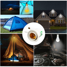 Load image into Gallery viewer, E27 Socket Type Light Holder Base Lamp Holder Converter with Switch, UK Plug, UK Plug
