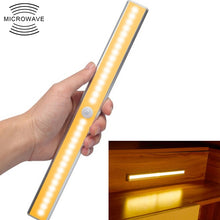 Load image into Gallery viewer, 2.8W 20 LEDs Warm White Wide Screen Intelligent Human Body Sensor Light LED Corridor Cabinet Light, USB Charging Version, 2.8W 20 LEDs Warm White