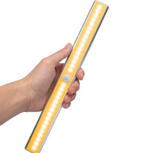 Load image into Gallery viewer, 2.8W 20 LEDs Warm White Wide Screen Intelligent Human Body Sensor Light LED Corridor Cabinet Light, USB Charging Version, 2.8W 20 LEDs Warm White