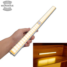 Load image into Gallery viewer, 2.8W 40 LEDs Warm White Wide Screen Intelligent Human Body Sensor Light LED Corridor Cabinet Light, USB Charging Version, 2.8W 40 LEDs Warm White