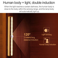 Load image into Gallery viewer, 2.8W 40 LEDs Warm White Wide Screen Intelligent Human Body Sensor Light LED Corridor Cabinet Light, USB Charging Version, 2.8W 40 LEDs Warm White