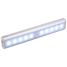 Load image into Gallery viewer, 1.8W 10 LEDs White Light Wide Screen Intelligent Human Body Sensor Light LED Corridor Cabinet Light, Battery Version, 1.8W 10 LEDs White (Battery Version)