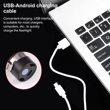 Load image into Gallery viewer, Pocket Flashlight Strong Light 3 Modes USB Rechargeable, 9