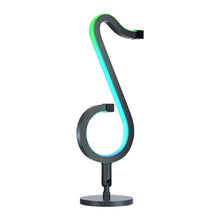 Load image into Gallery viewer, Home RGB Illusory Color Musical Note Light Desk Lamp