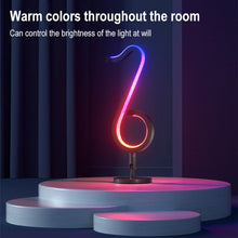 Load image into Gallery viewer, Home RGB Illusory Color Musical Note Light Desk Lamp