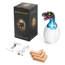 Load image into Gallery viewer, Tyrannosaurus Shape Creative Touch 3D Decorative Night Light, 3-color Patting Version, Tyrannosaurus
