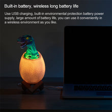Load image into Gallery viewer, Tyrannosaurus Shape Creative Touch 3D Decorative Night Light, 3-color Patting Version, Tyrannosaurus
