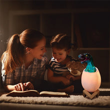 Load image into Gallery viewer, Tyrannosaurus Shape Creative Touch 3D Decorative Night Light, 3-color Patting Version, Tyrannosaurus