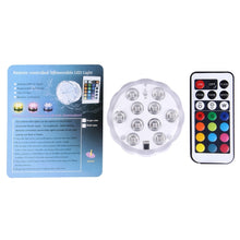 Load image into Gallery viewer, 10 LEDs Cylinder Remote Controlled with Remote Controllor, Remote Control Range(in Open Area): 24-30 Feet, 10 LED