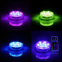 Load image into Gallery viewer, 10 LEDs Cylinder Remote Controlled with Remote Controllor, Remote Control Range(in Open Area): 24-30 Feet, 10 LED