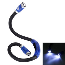 Load image into Gallery viewer, Creative Double Head Hands-free Neck Stereo Flashlight Working Light Auto Lamp with 4 LED Light &amp; Soft Rubber Grip Neck Pad