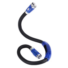 Load image into Gallery viewer, Creative Double Head Hands-free Neck Stereo Flashlight Working Light Auto Lamp with 4 LED Light &amp; Soft Rubber Grip Neck Pad