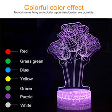 Load image into Gallery viewer, Spaceship Shape Creative Crack Touch Dimming 3D Colorful Decorative Night Light with Remote Control, Spaceship Shape