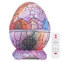 Load image into Gallery viewer, 6W Cracked Egg-shaped Remote Control LED Starry Sky Projection Lamp