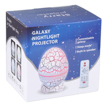 Load image into Gallery viewer, 6W Cracked Egg-shaped Remote Control LED Starry Sky Projection Lamp