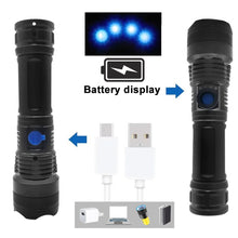 Load image into Gallery viewer, L-839 USB Rechargeable Spotlight Mini Portable XPE Glare LED Flashlight, L-839