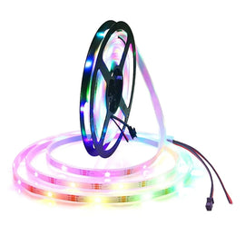 WS2812B RGB Light 5050 SMD LED Casing Waterproof Rope Light, 30 LED/m, DC 12V, Length: 5m, Casing Rope Light 30 LED/m