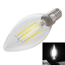 Load image into Gallery viewer, C35 E14 4W 4 LEDs 300 LM 3000K Dimmable Retro LED Filament Light Bulb Energy Saving Light, AC 220V, Apiciform E14 4W 220V Warm White, Apiciform E14 4W 220V White Light