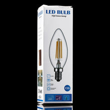 Load image into Gallery viewer, C35 E14 4W 4 LEDs 300 LM 3000K Dimmable Retro LED Filament Light Bulb Energy Saving Light, AC 220V, Apiciform E14 4W 220V Warm White, Apiciform E14 4W 220V White Light