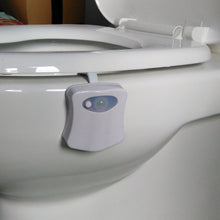 Load image into Gallery viewer, 8 Colors Indoor Lighting Night Lights Motion Sensor LED Toilet Seat Cover Lightbowl Light Lamp, LED1660, LED1660US