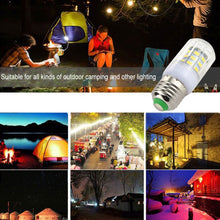 Load image into Gallery viewer, E27 27 LEDs 3W  LED Corn Light SMD 5730 Energy-saving Bulb, DC 12V, E27 27 LEDs White Light 12V, E27 27 LEDs Warm White 12V