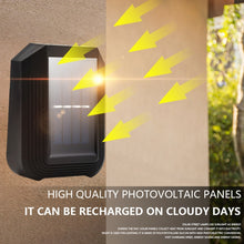 Load image into Gallery viewer, 6 LED Solar Wall Lamp Outdoor Decorative Garden Up And Down Light