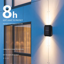 Load image into Gallery viewer, 6 LED Solar Wall Lamp Outdoor Decorative Garden Up And Down Light