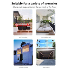 Load image into Gallery viewer, 6 LED Solar Wall Lamp Outdoor Decorative Garden Up And Down Light