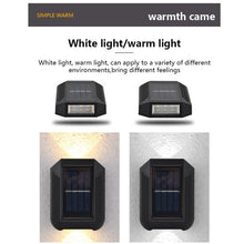 Load image into Gallery viewer, 6 LED Solar Wall Lamp Outdoor Decorative Garden Up And Down Light