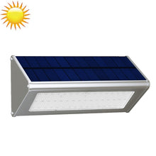 Load image into Gallery viewer, 800 LM 48 LEDs SMD 2835 Sensor Triangle Energy Saving Wall Light with Solar Panel and Hidden Switch for Garden / Courtyard / Outdoor Camping(Silver)