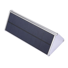 Load image into Gallery viewer, 800 LM 48 LEDs SMD 2835 Sensor Triangle Energy Saving Wall Light with Solar Panel and Hidden Switch for Garden / Courtyard / Outdoor Camping(Silver)