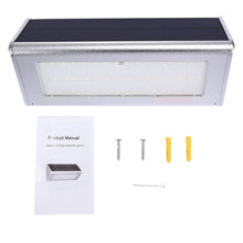 Load image into Gallery viewer, 800 LM 48 LEDs SMD 2835 Sensor Triangle Energy Saving Wall Light with Solar Panel and Hidden Switch for Garden / Courtyard / Outdoor Camping(Silver)