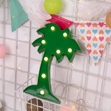 Load image into Gallery viewer, 2 x AA Batteries Powered Party Festival Table Wedding Lamp Night Light, Coconut Tree