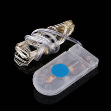 Load image into Gallery viewer, 20 LEDs SMD 0603 IP65 Waterproof CR2032 Button Batteries, 2m Blue Light, 2m Green Light, 2m Red Light, 2m White Light, 2m Warm White