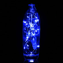 Load image into Gallery viewer, 20 LEDs SMD 0603 IP65 Waterproof CR2032 Button Batteries, 2m Blue Light, 2m Green Light, 2m Red Light, 2m White Light, 2m Warm White