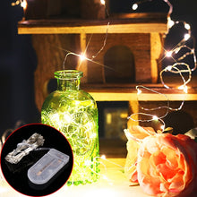Load image into Gallery viewer, 20 LEDs SMD 0603 IP65 Waterproof CR2032 Button Batteries, 2m Blue Light, 2m Green Light, 2m Red Light, 2m White Light, 2m Warm White